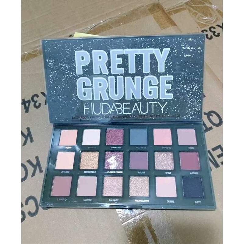 Huda 18 Colors Eyeshadow Palette Naughty NUDE Rose Gold Textured DESERT DUSK MERCURY RETROGRADE em power ed Makeup Eye shadow Beauty free shipping