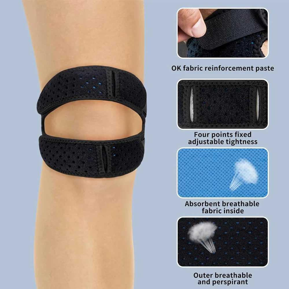 1pc Plus Size Patellar Tendon Support Strap Knee Pain Relief Adjustable Neoprene Knee Strap for Running Arthritis Jumper C251013