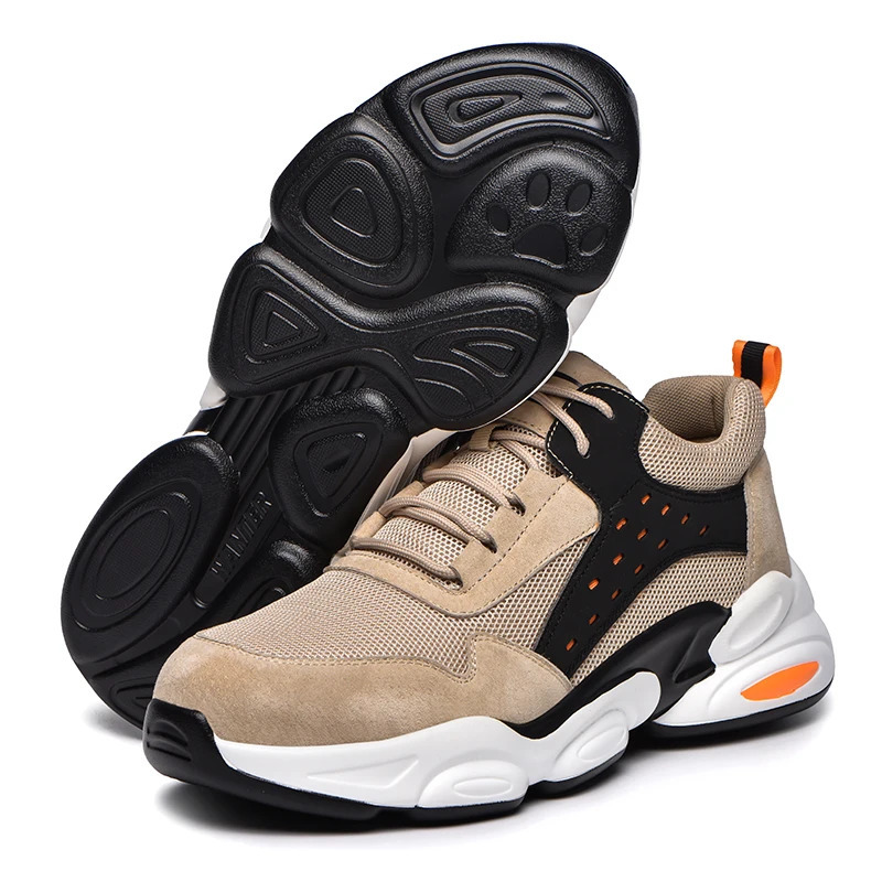 Work Safety Shoes Men Steel Toe Cap Protective Shoes PunctureProof Work Shoes Sneakers Indestructible Protective Boots 251009