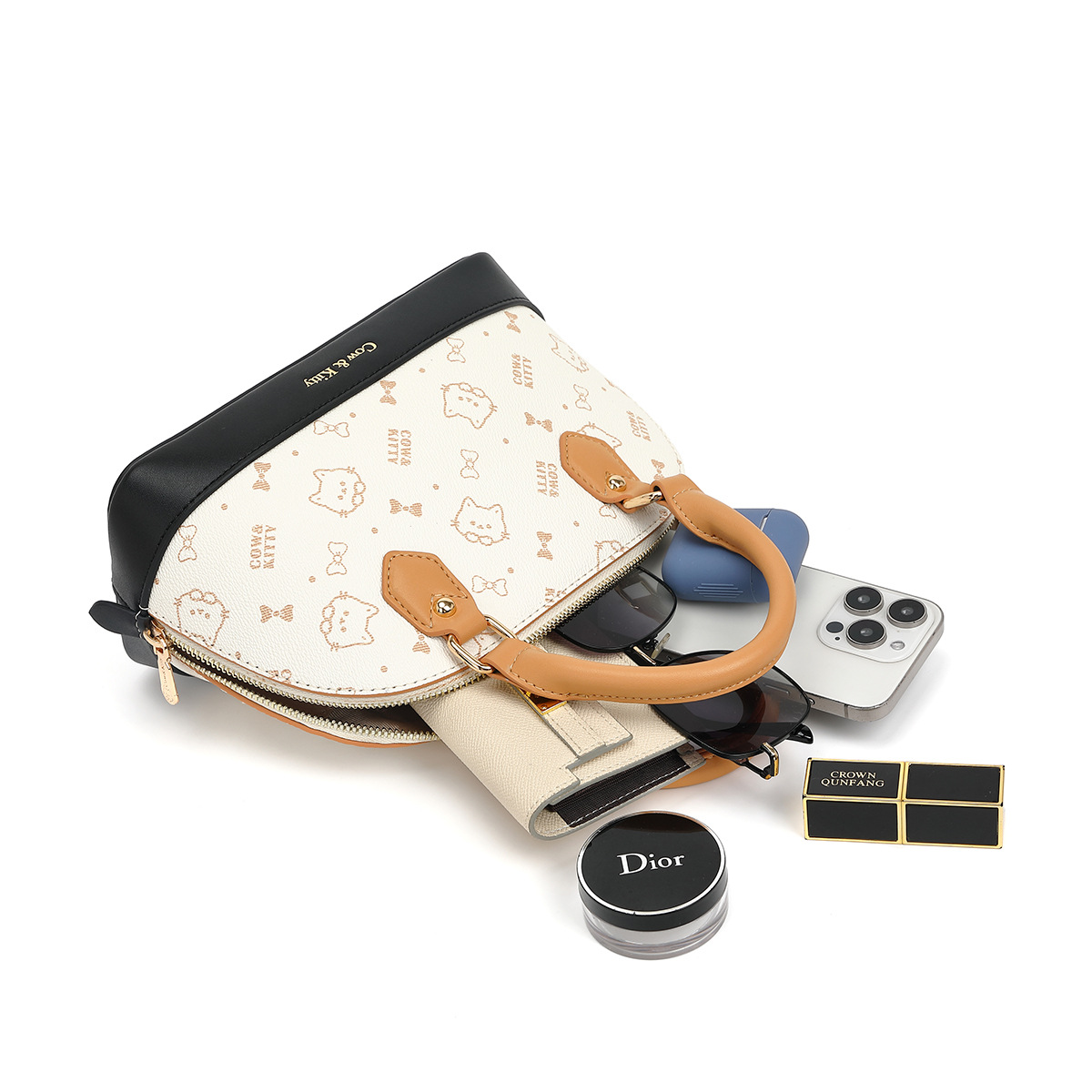 Cow & Kitty designer bag free shipping Fashionable and casual shell bag with versatile temperament and simple cross body bag