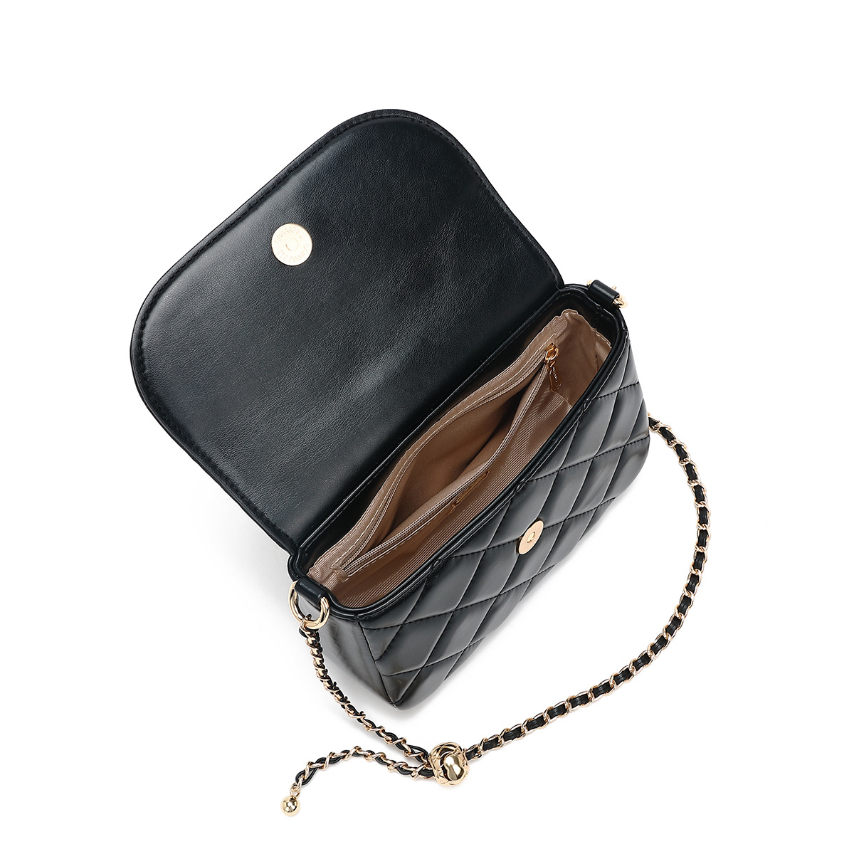 Cow & Kitty designer bag free shipping 2025 new diamond Lattice cross body bag fashionable and versatile light luxury chain small square bag for woman