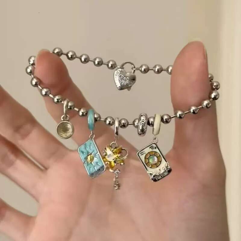 Necklace Designer Luxury jewelry for Women men Oil-Drip Tarot Card Star Aolly plated with silver Atmospheric Fashion Unique Festival Vacation gift