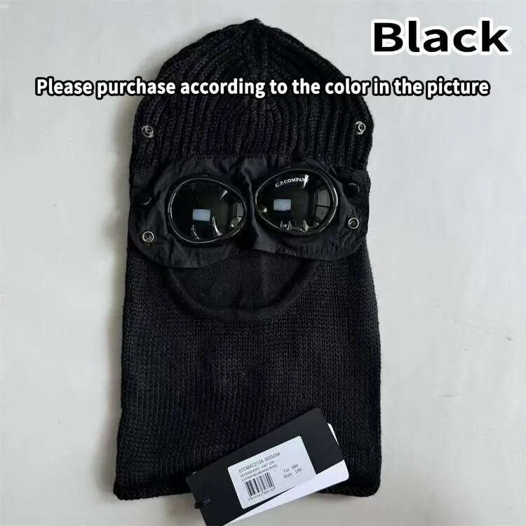 Merino Fine CP Wool Extra Goggle Balaclava Caps classic thick wool mens beanie Hats