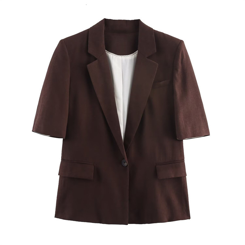 2025 Autumn Style Womens Casual Loose Design Long Sleeve Blazer 240808