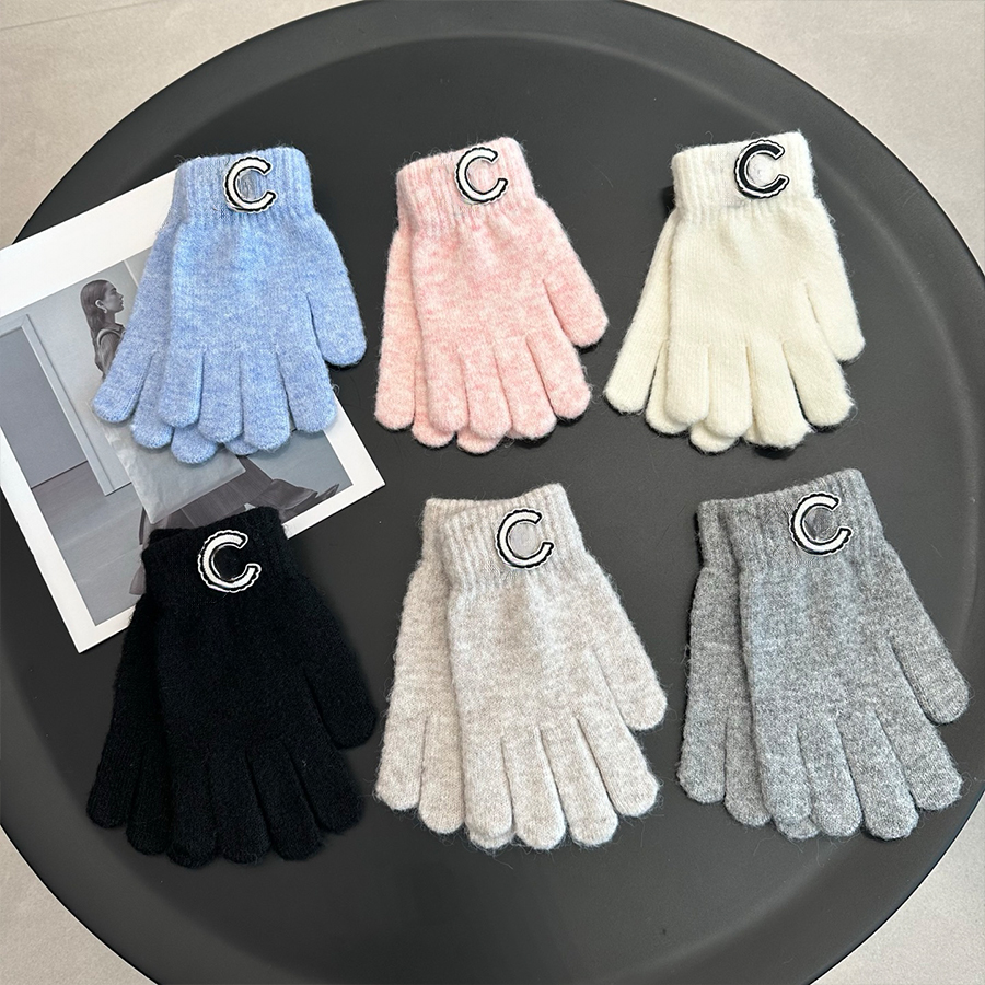 Gloves Designer Five Fingers Gloves Gloves Luxury Gloves Winter Knitted Gloves Warm Simple Knitted Comfortable Letter Pattern Gloves Mouth Skiing Winter Gloves
