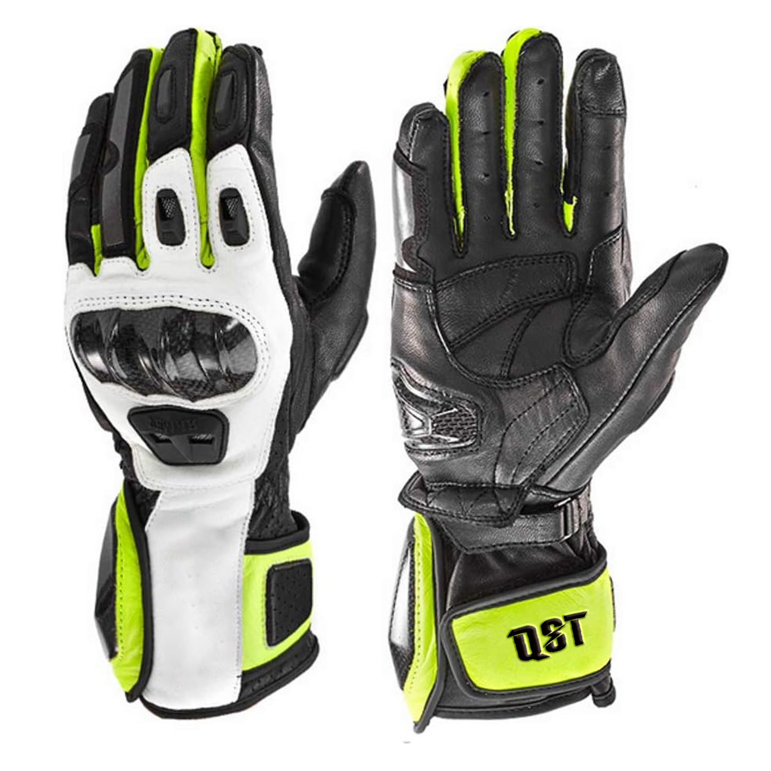 Full Finger Motorcycle Racing Gloves Thickened Genuine Leather Hard Knuckle Riding Gloves