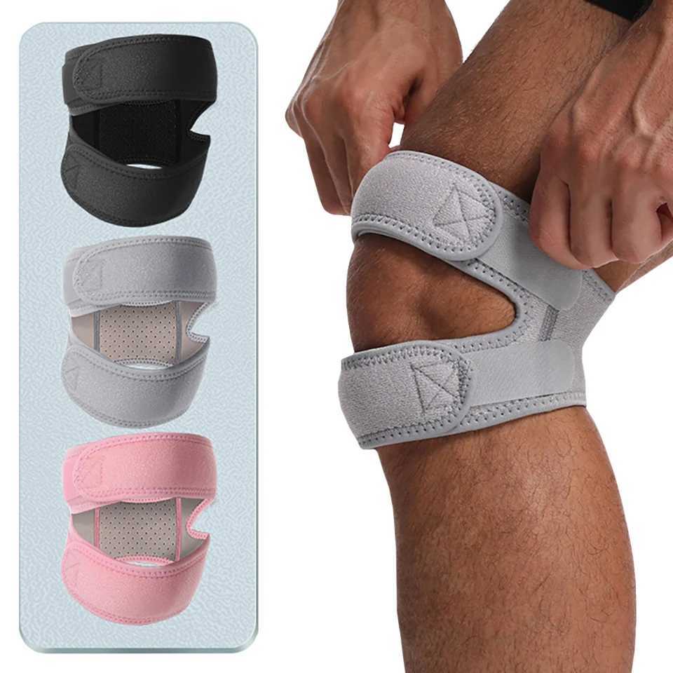 GTUBIKE 1PC Adjustable Sports Kneepad Double Patellar Knee Patella Tendon Support Strap Brace Pad Protector Knee Wrap Strap Band C251013