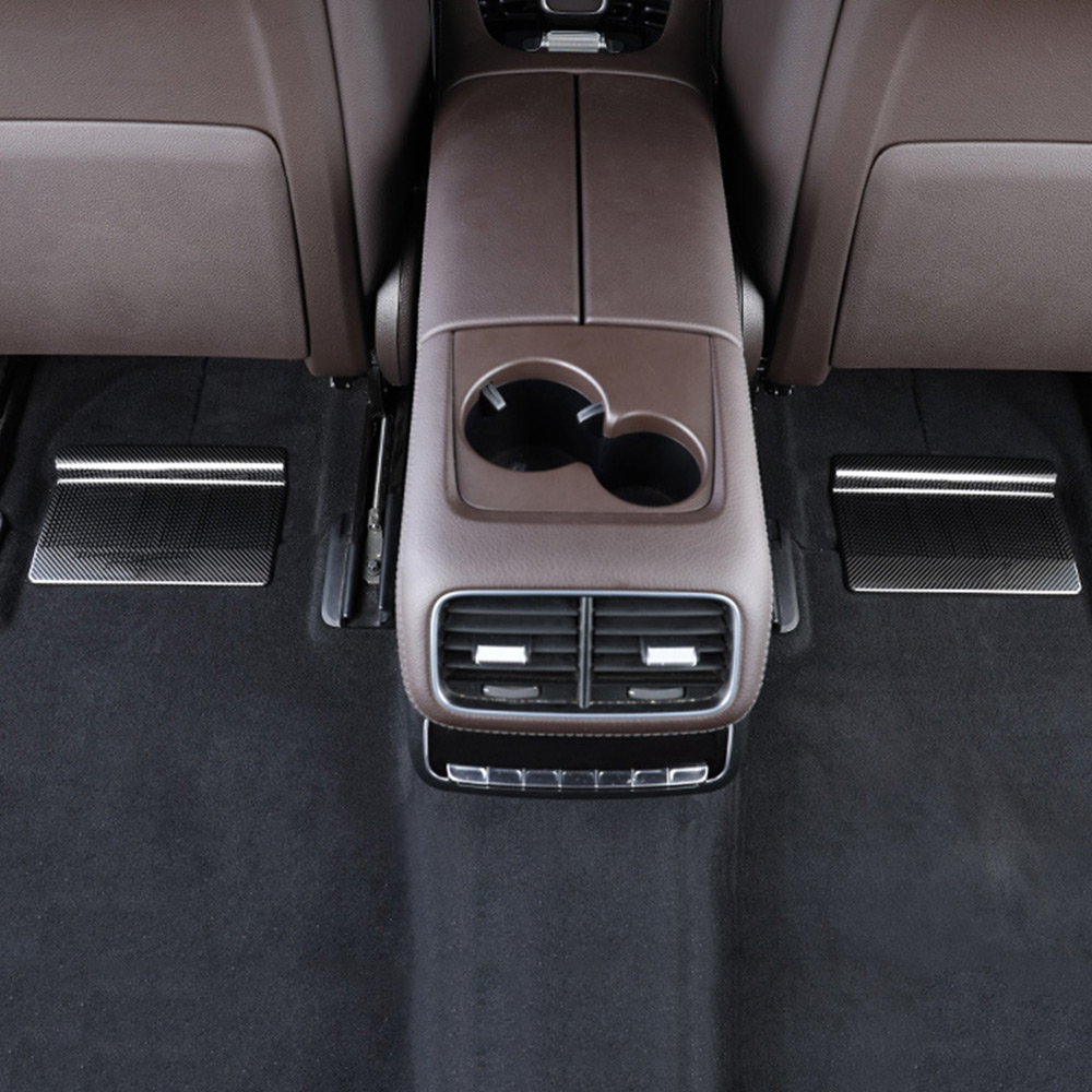 Car Rear Under Seat Air Vent Cover Protector Trim for Mercedes-Benz GLE350 W167 GLE450 53 AMG S GLS450 X167 GLS580 63 AMG Interior Accessories
