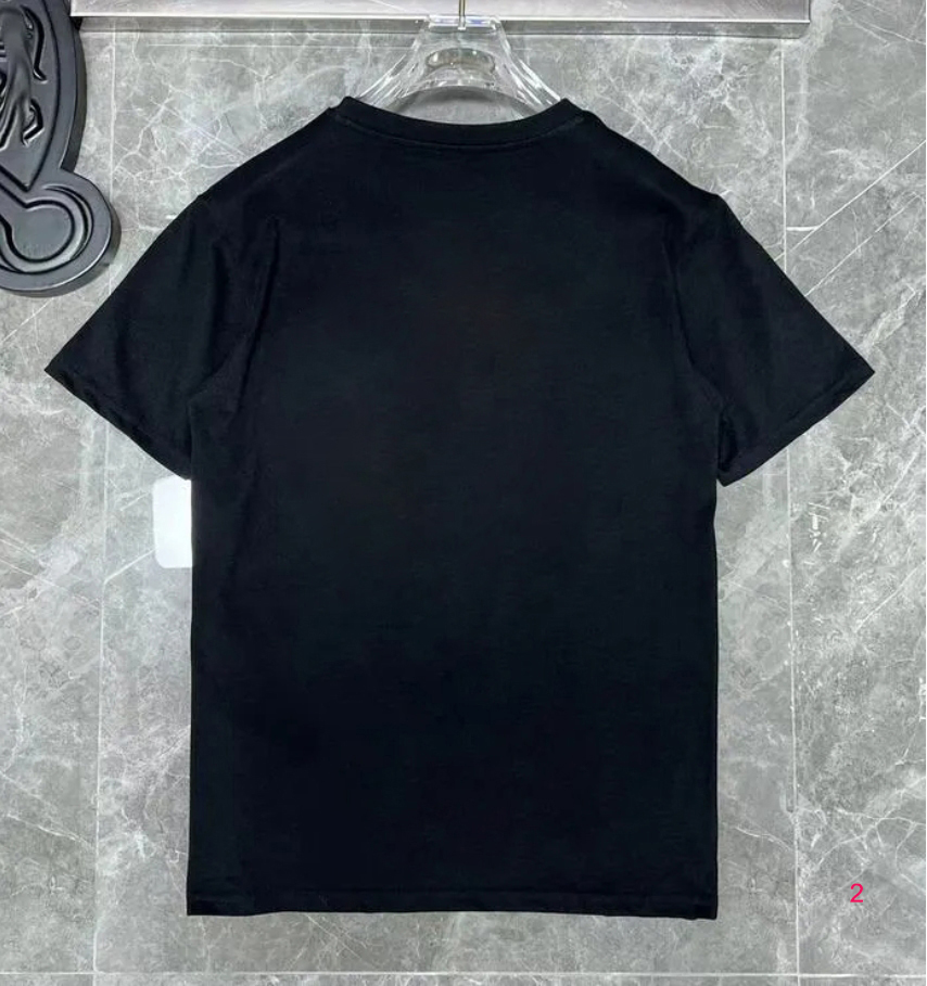 5A New Designer T Shirt Fashion graphic tee 2025 Top Sell chrome T Shirt Embroidered Letters Summer Luxurys Fashion Tops Shirts Men Loose Tees us size S-XL 01
