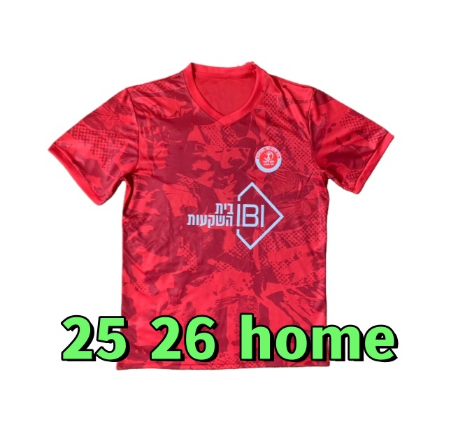 Hot Selling Hapoel Tel Aviv football shirts 25 26 Youth Kids Sports Uniform Breathable Soccer Jersey 2025 2026