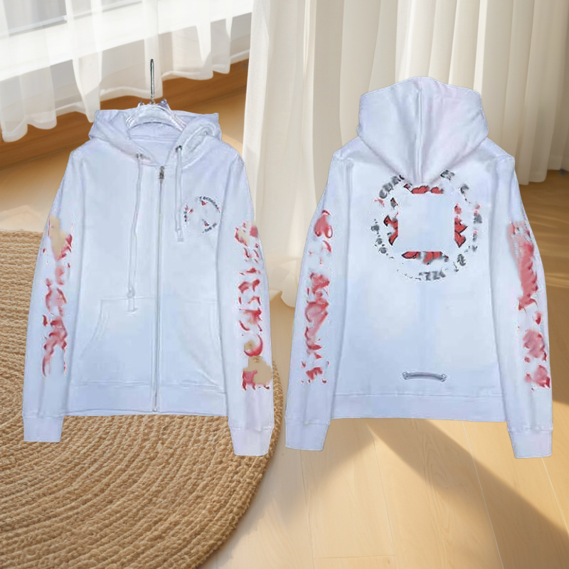 2025 Hoodie Mens Hip Hop Clothes Heartshoodie Harajuku Y2k Trendy Streetwear Cotton High Quality High Street Hoodies CH Horseshoe Sanskrit Cross fashion