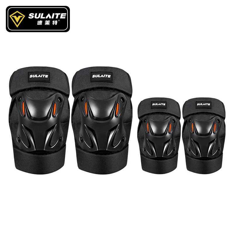 SULAITE 1Pair Motorcycle Knee Elbow Combo Kneepad for Men Protective Sport Guard MTB Racing Motocross Protector Gear Motocicleta C251013