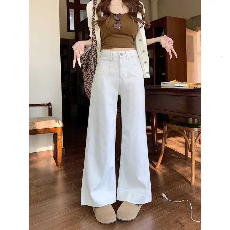 Womens High Waist Wide Leg Jeans Vintage Baggy Denim Pants With Pockets Comfortable Straight Leg Streetwear Fashion TrousersT251013