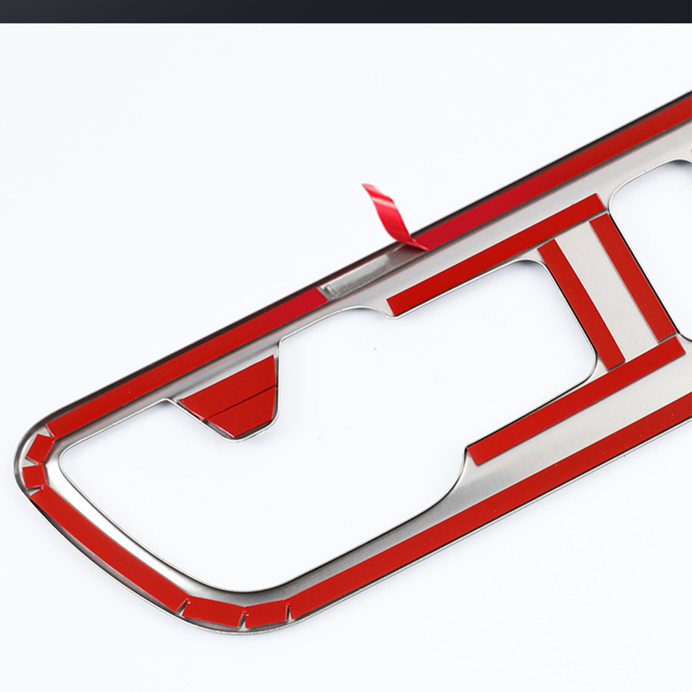 Car Stainless Steel Trunk Button Frame Cover Trim Decoration For Mercedes Benz GLE Coupe C167 GLE53 amg 350 450 63 Interior Accessories