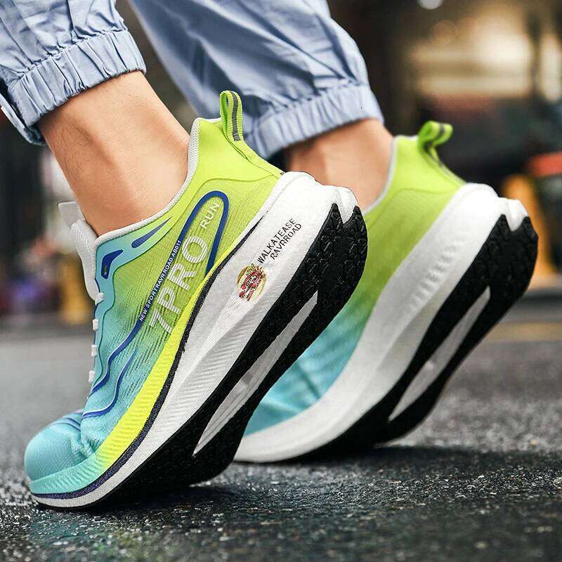 2025 Summer Men's Running New Professional Carbon Plate Sports Training Outdoor Non-slip Shock-absorbing Tennis Shoes