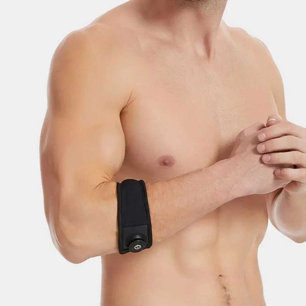 Adjustable pressure knob elbow guard basketball badminton arm guard tennis special joint protection cover for sports and fit C251013