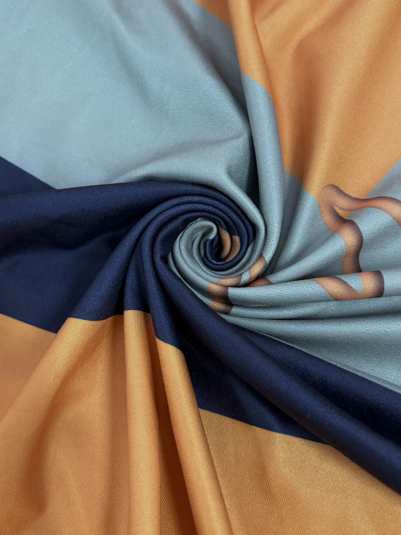 Women's Spring Summer Color - Block Printed Round Neck Top - Versatile Retro Casual & Loungewear Top-CF52778