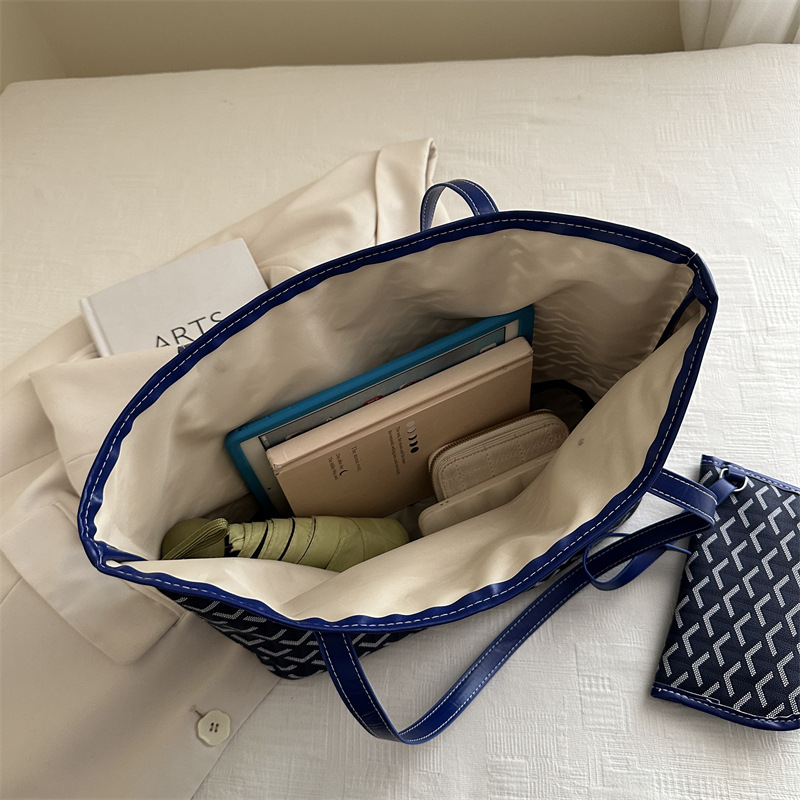 Designer Bag Fashion Print Retro mother-and-child Bag for Women 2025 New Style Large Capacity Tote Bag Commuting Shoulder Bag Free shipping