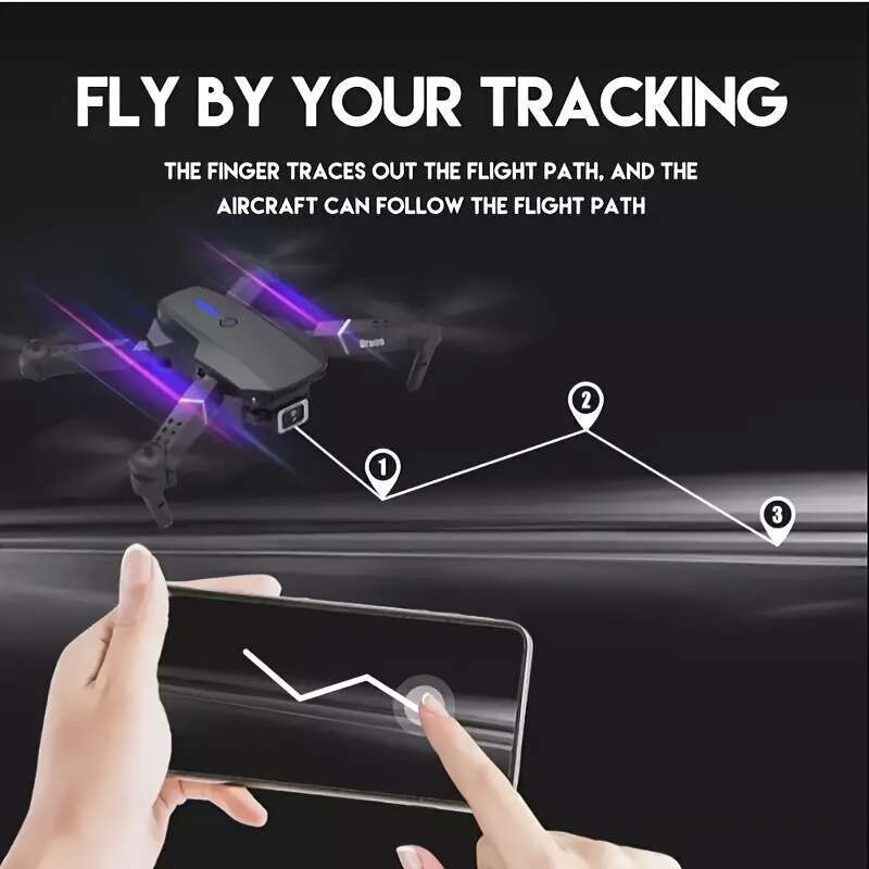 8K FPV Foldable Drone Dual High-Definition Cameras, Quadcopter, Equipped With Voice Gesture Control, Portable Casing, One Click Takeoff And Landing, O