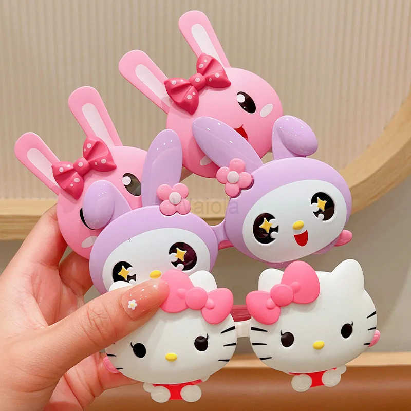 Sanrio Cute Cartoon Children Sunglasses Girls Boys Flipup Glasses Hello Kitty Y2K Anime Accessory L261005 - view 3
