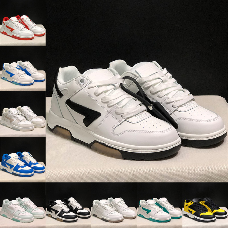 X White out of office casual shoes designer men women O 30MM low tops leather sneaker plate-forme sports sneakers mens trainers yellow black blue beige sand falt shoe