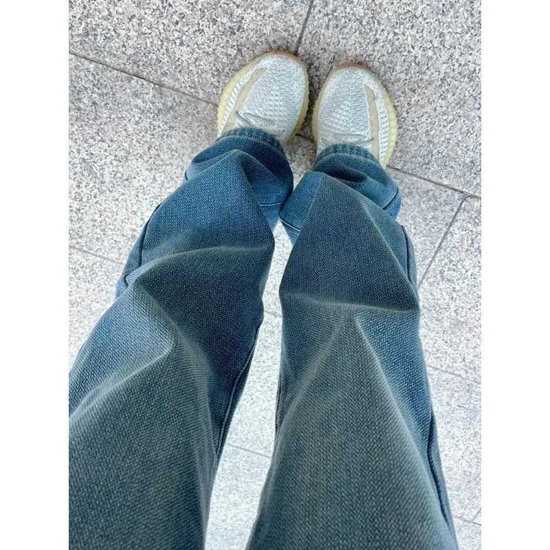 Comfortable Loose Womens Highwaisted Jeans Straight Tube Leisure 2025 New Denim Pants European American Wide Leg AllMatchT251013