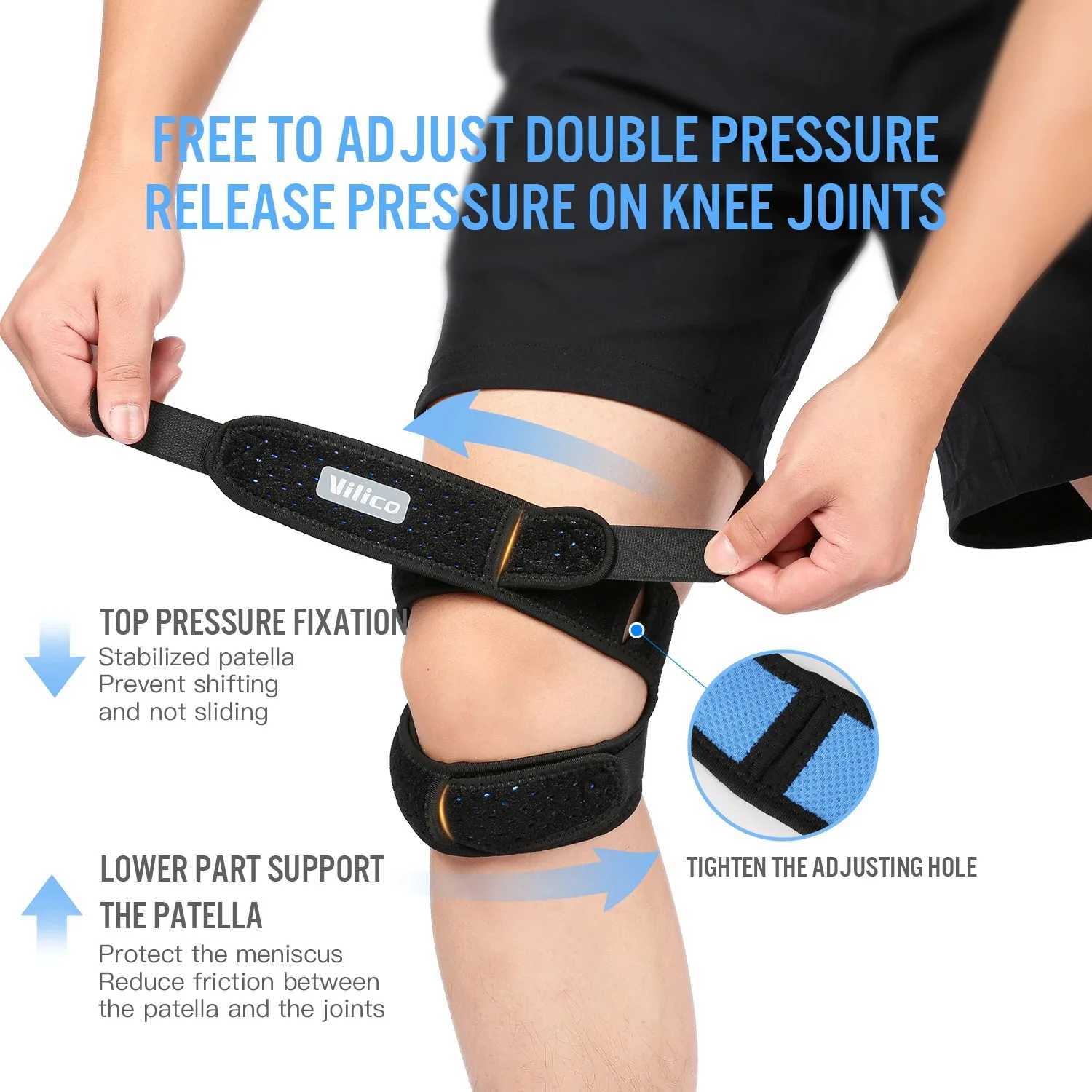 1Pcs Band StrapAdjustable Iliotibial KneeThigh Hip ITB Syndrome Compression Wrap SupportBreathable Patellar Tendonitis C251013