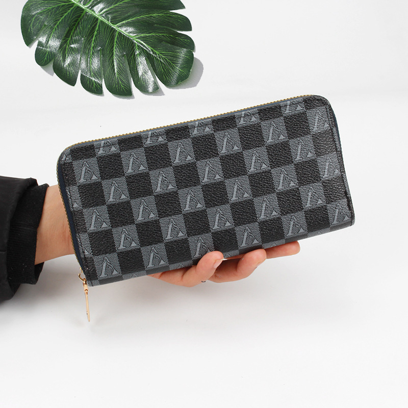 Luxury wallet designer long wallet card bag women's zero wallet mobile phone bag hand-held bag men's and women's universal wallet, larg