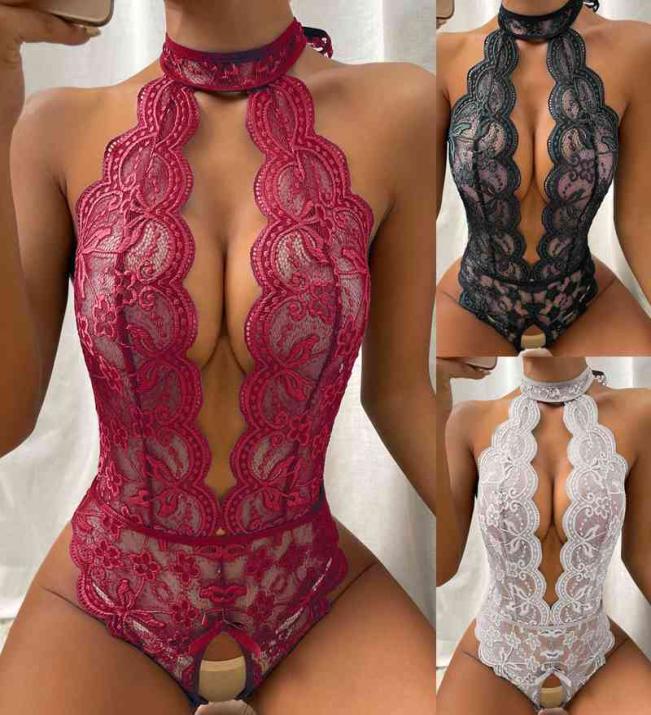 Other Panties erotic sexy costumes wedding erotic underwear open bra lace Intimates women teddies babydoll lingerie slutty clo7468953