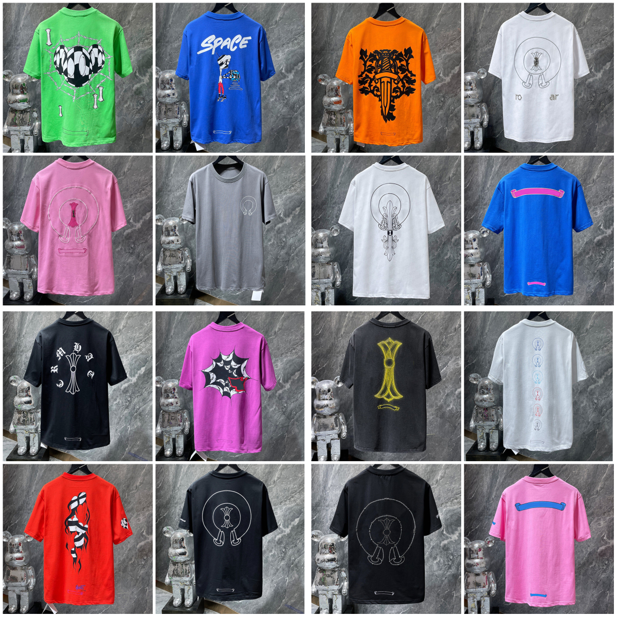 Designer shirt Men T Shirts Loose Oversize Tees Apparel Fashion Tops Mans Casual Chest Letter Shirt Luxury Street Shorts Sleeve Clothes t shirts A157