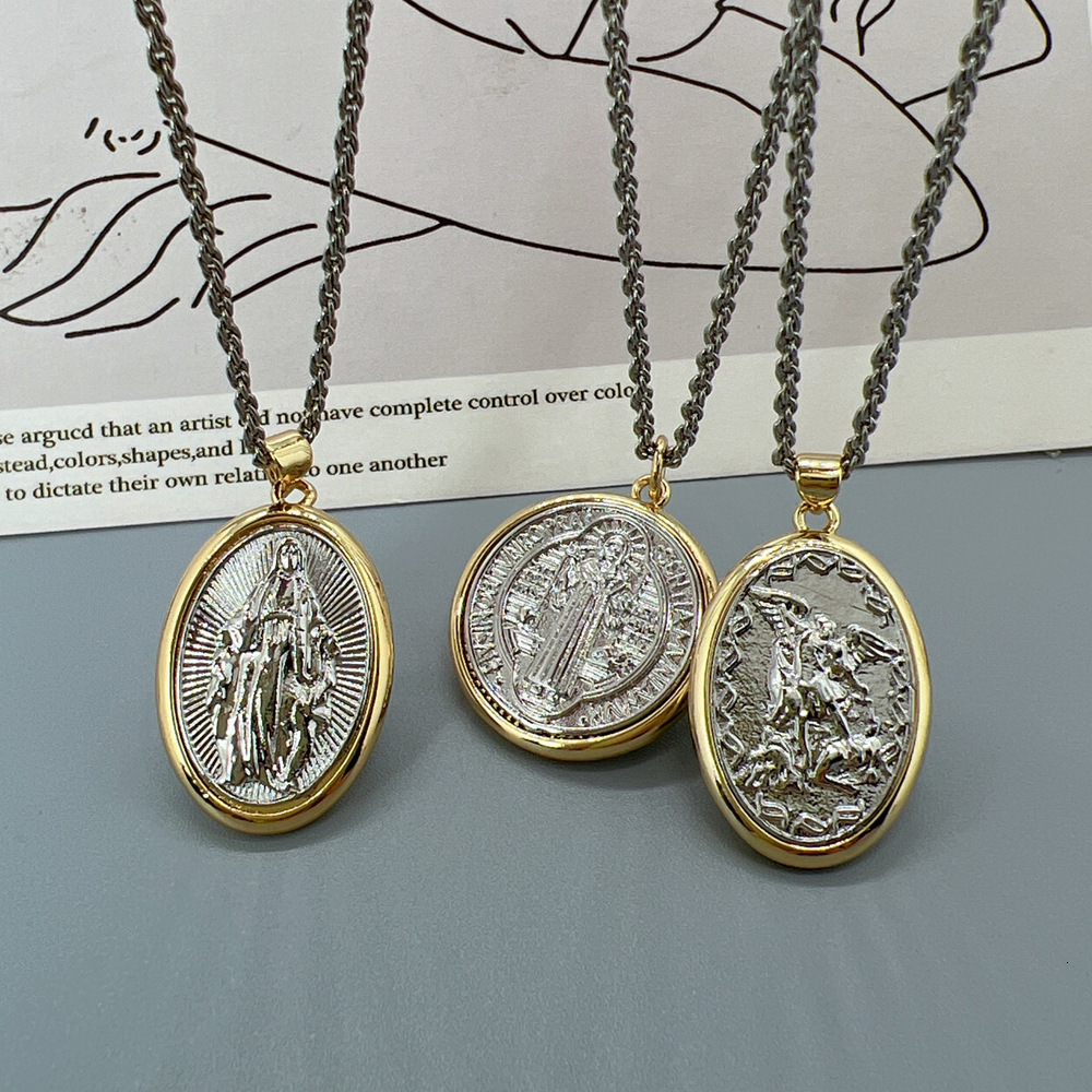 British Orla Large Statement Coin pendant Necklace Penny Collectibles Magic Coin Home Decoration Craft Coins Liberty Half Dollar 240807