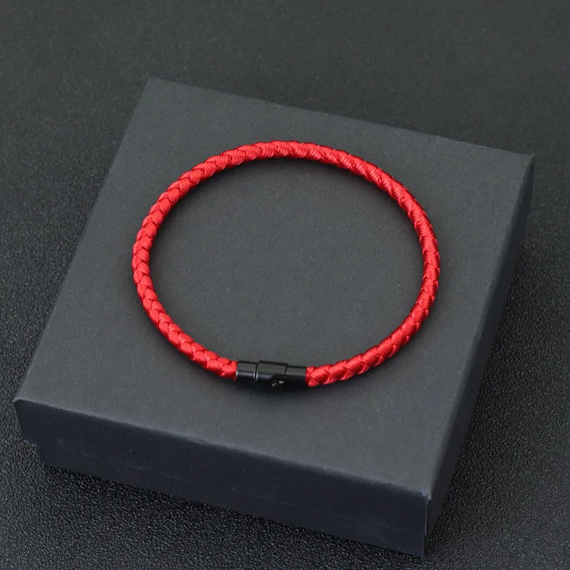 Grade A Keel Rope Bracelet Men Femme Lucky Red Thread Braclet Attract Mirco Magentic Couple Braslet Wealth Prosperity Brazalete 251008
