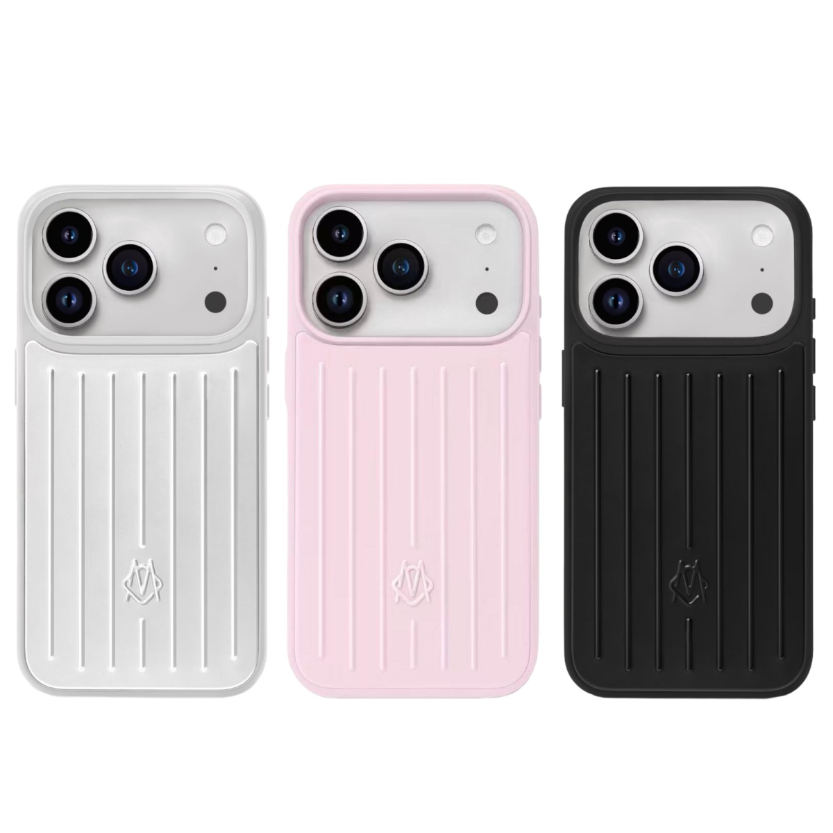 NEW RIM Phone Case Suitcase Designer iPhone Case for Apple iPhone 17 Pro Max 16 15 14 13 Top-quality Polycarbonate Aluminum Alloy MagSafe Weave Back C