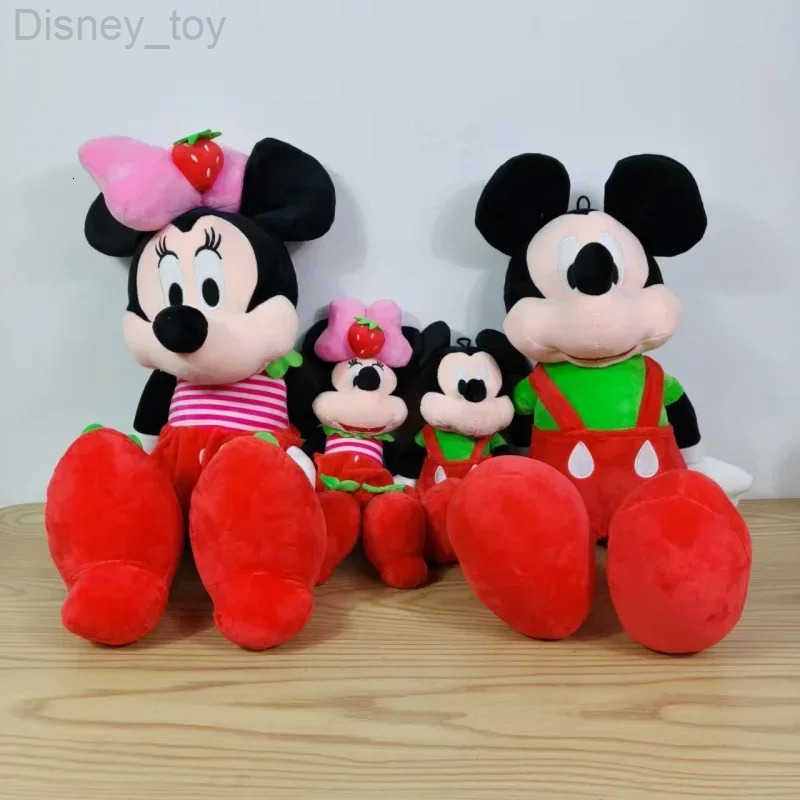 Disney Lovely Mickey Mouse Minnie Anime Stuffed Soft Plush Doll Toy Throw Pillow Children Christmas Birthday Present H251013