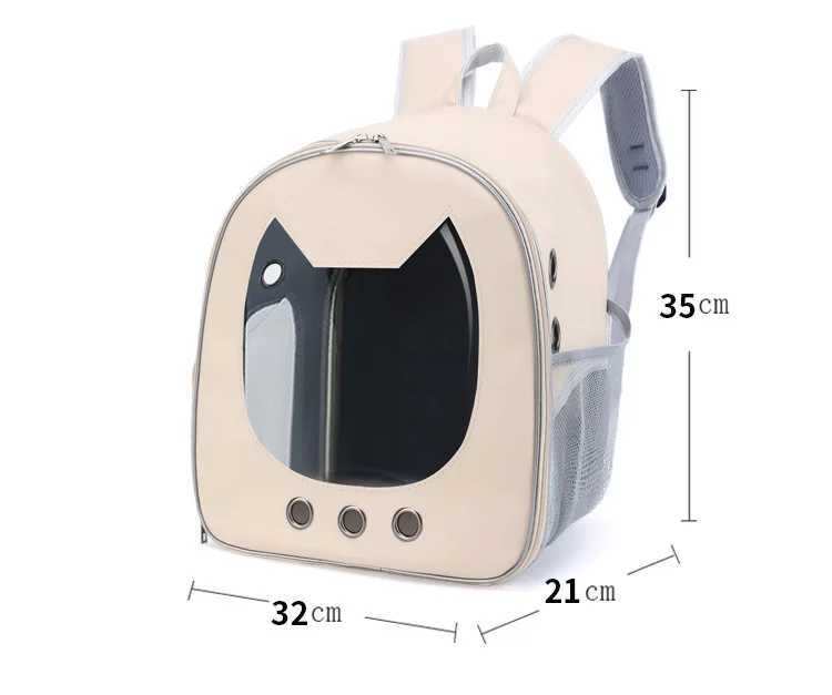 Portable Transparent Pet Backpack Foldable Outdoor Carrying Cats Bag Breathable Travel Bags for KittensDogs Going Out Pets Bag C251013