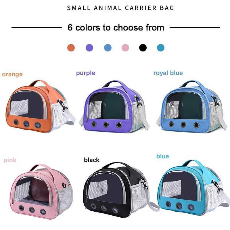 Foldable Cat Dog Bird Rabbit Carrier Bag With Thick Cotton Cushion Pet Aviation Backpack Antisuffocation Portable Travel Bag C251013