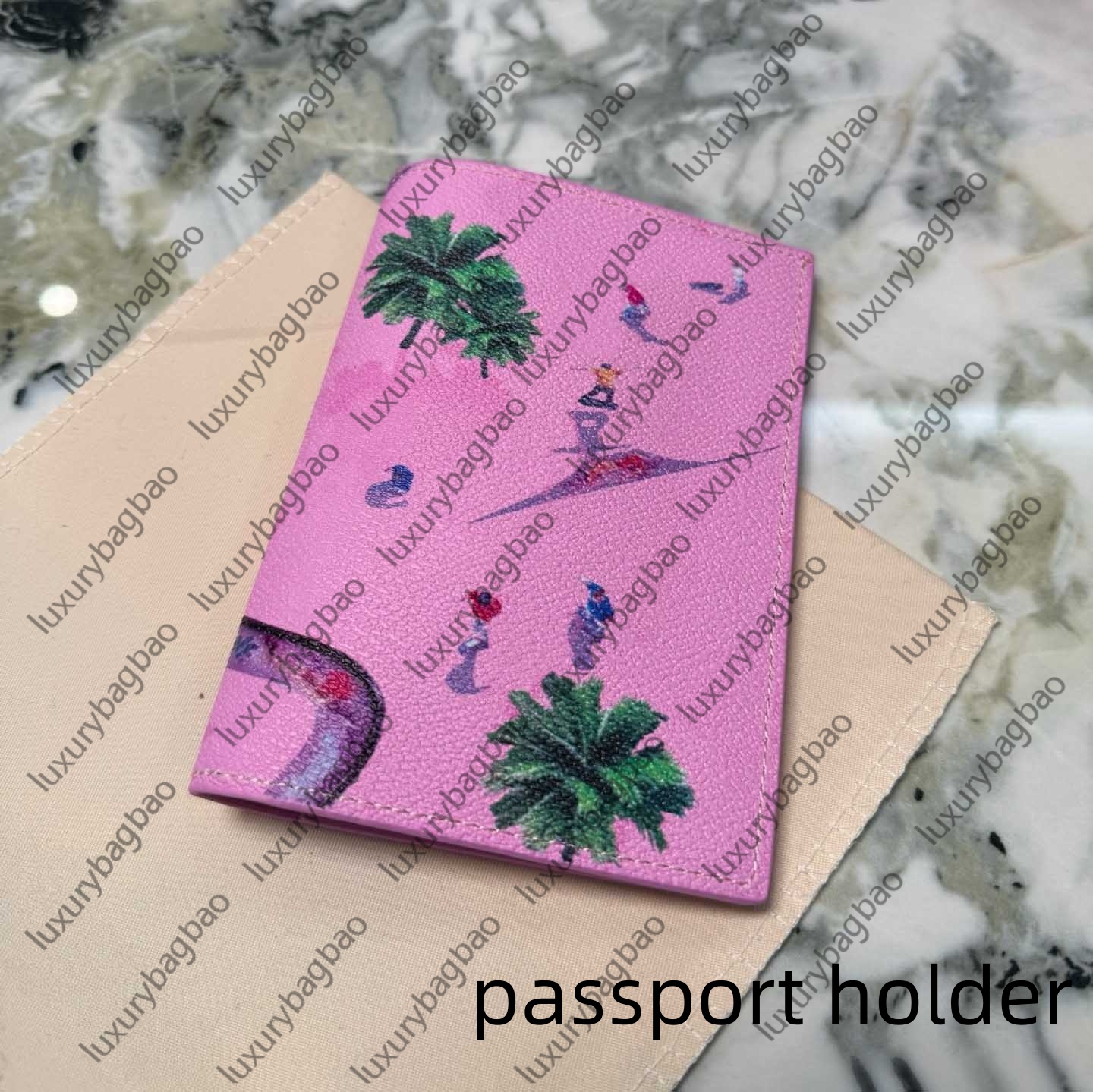 Top luxury Designer Golf Resort Series Passport Holder Credit Card Wallet Passport Cover Fashionable and Stylish Swimming skiing style football model passport bag