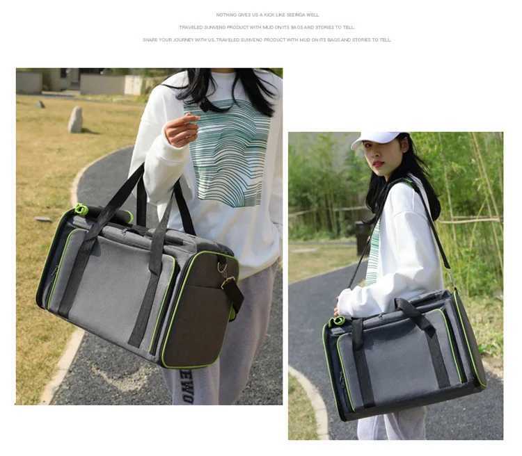 Breathable and Foldable Cat Backpack for Outdoor Travel Portable Pet Carrier with Large Capacity C251013