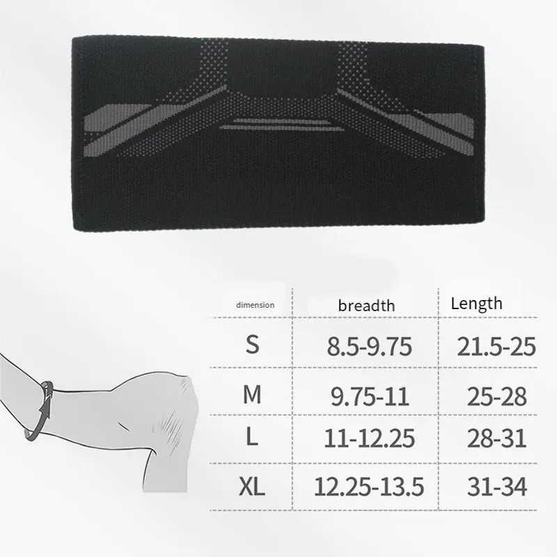 Knitted Elbow Pads Joint Protection Fitness Warmth Sports Nonslip Breathable Perspiration Arm Guards C251013