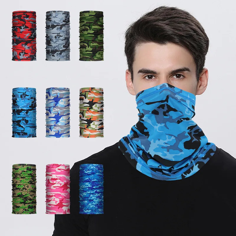 Outdoor Bandana Scarf Seamless Balaclava Buffs Neck Warmer Cycling Motorcycle Windproof Scarf Sun Protection Fishing Face Mask 251013