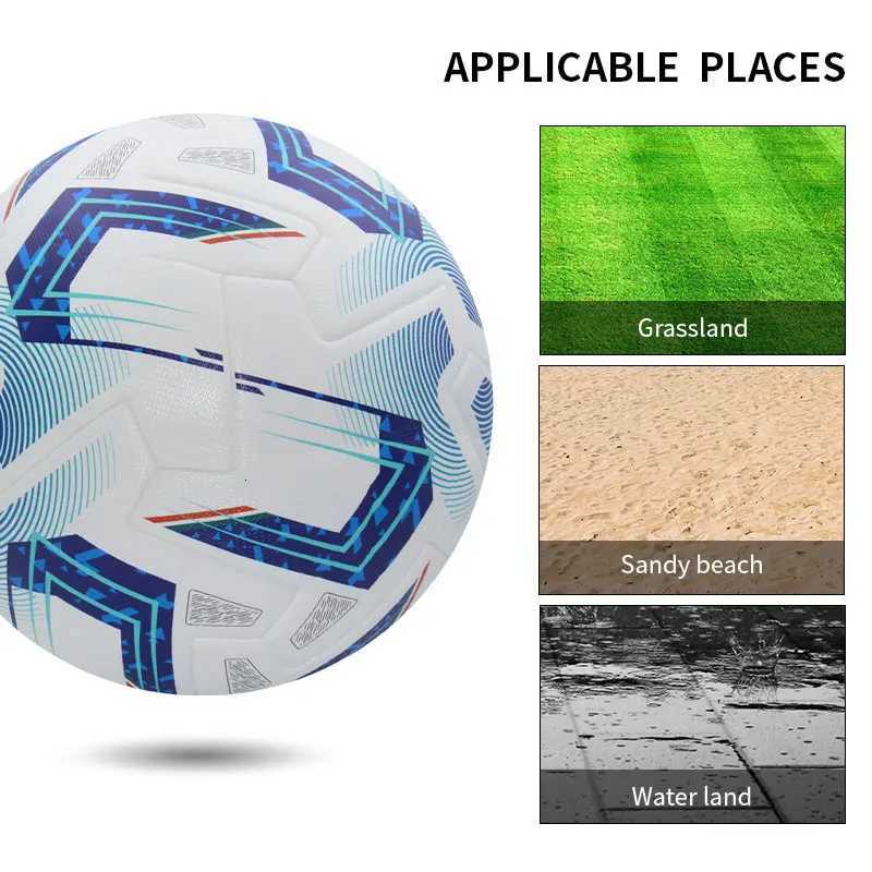 Soccer Ball Professional Standard Official Size 5 Seamless Football Soft PU Wear Resistant High Quality Match Training Balls Z251013