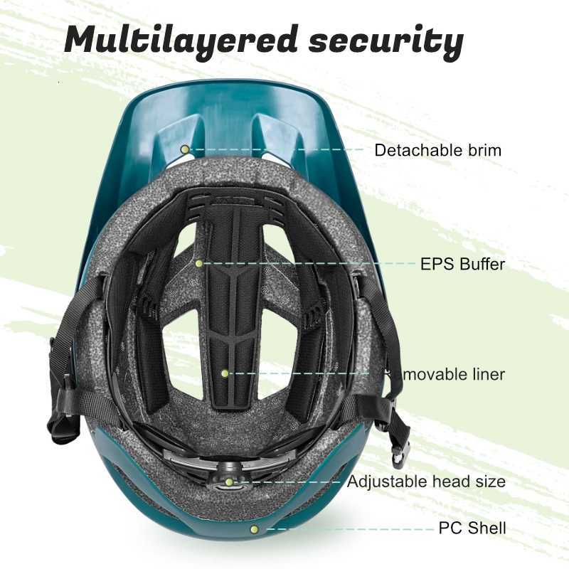 BATFOX Professional Bike Helmet Man Women Lightweight PC ShellEPS Liner Adjustable OffRoad Cycling Safety MTB bicycle helmets D251013