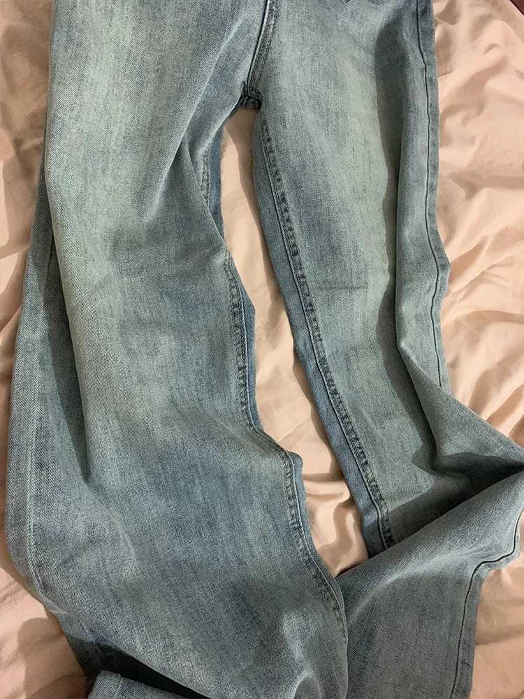 Womens High Waist Loose Jeans Straight Wide Leg Trousers Autumn Winter New Bootcut for Pear Shape Body Comfort FitT251013