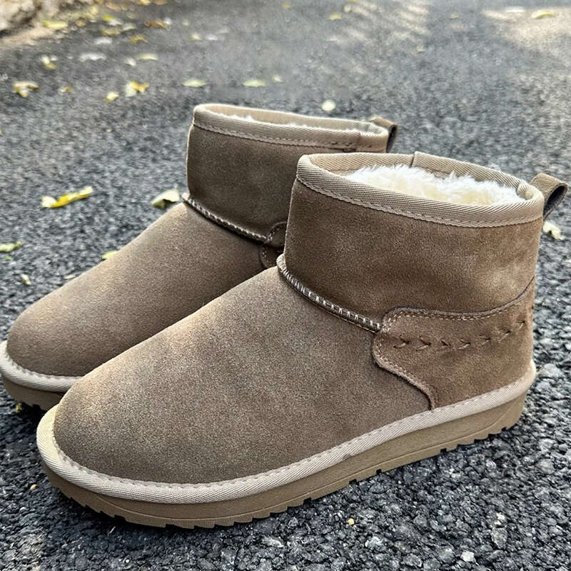 2025 Women's Cotton Shoes for Autumn and Winter Thickened Snow Boots with Thick Bottom