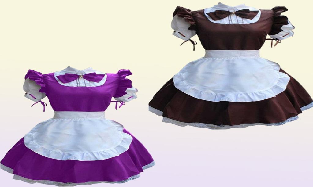 Sexy French Maid Costume Gothic Lolita Dress Anime Cosplay Sissy Maid Uniform Ps Size Halloween Costumes For Women 2021 Y09778998