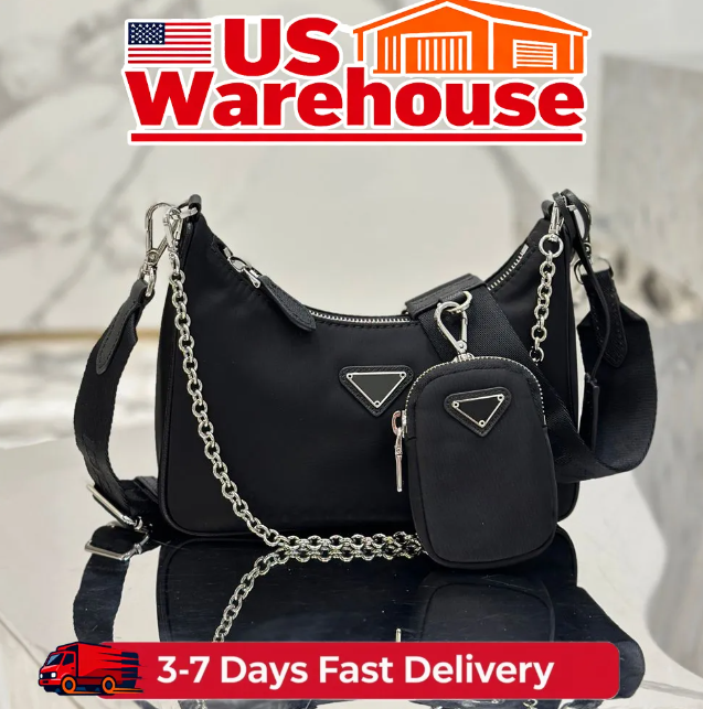 Designer Bags Luxury Bags Nylon Bags 2005 Shoulder Bags Ladies Light Handbags High Quality Zipper Bags Tote Bags Wallets Fashion Designer hobo Crossbody Bags