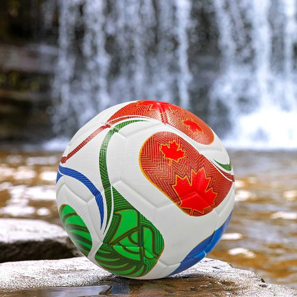 2026 High Quality Soccer Ball Official Size 5 PU Material Seamless Wear Resistant Match Training Football Futbol Voetbal Bola Z251013