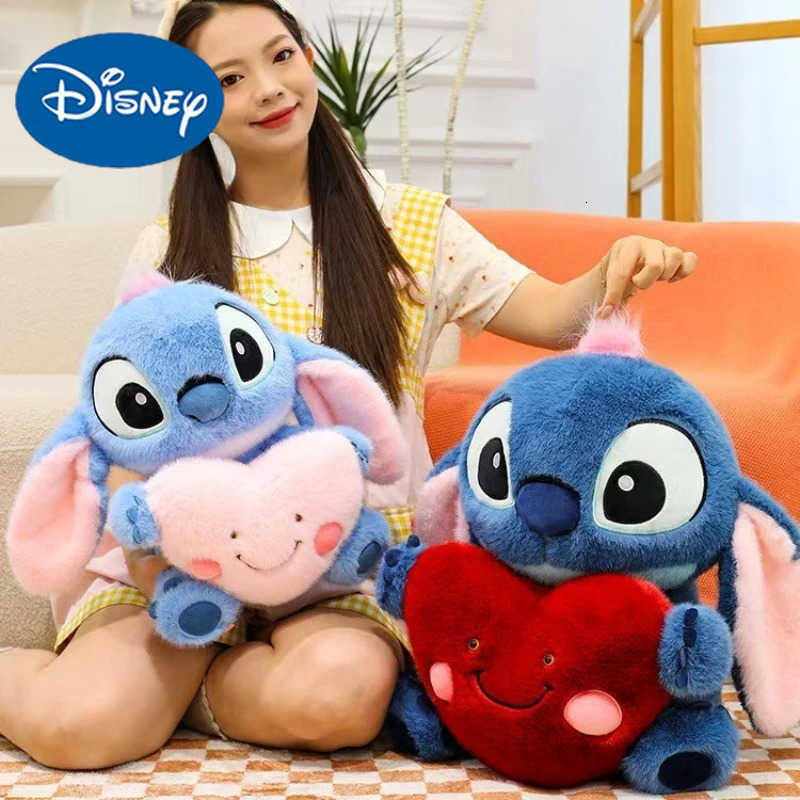 Disney 25cm Lilo and Stitch Plush Toy Cartoon Anime Stuffed Kawaii Valentines Day Love Stich Doll Plushie Kids Xmas Gifts H251013
