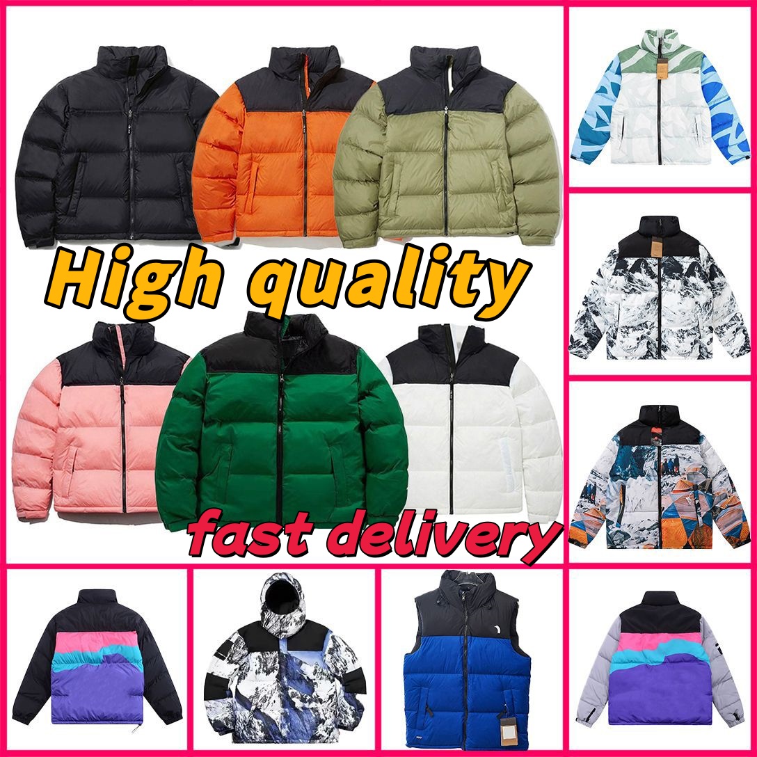 Designer Northenfaces Mens Puffer Jacket winter jacket men jacket coats designer coat Down jackets Peak Purple RED VIOLET Unisex Long Sleeve Zipper Stowable Hood NF