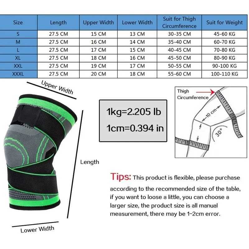 2 Pcs Knee Pads Braces Sports Support Kneepad Men Women for Arthritis Joints Protector Fitness Compression Sleeve C251013